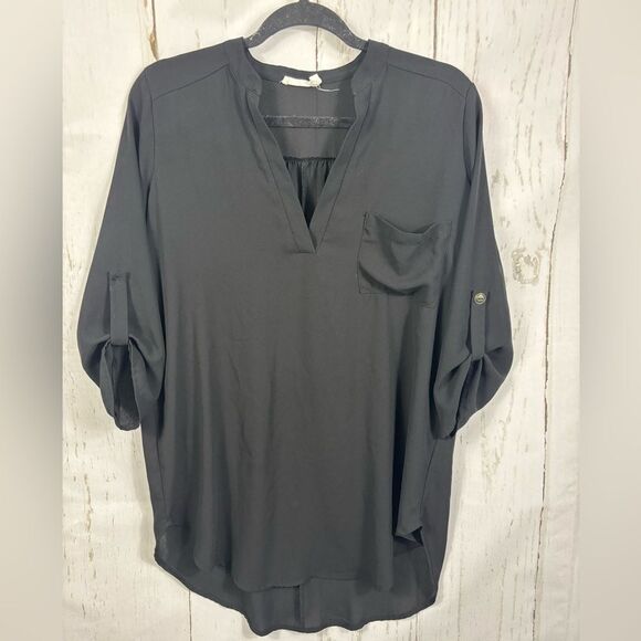 ‼️final must bundle‼️ Lush Women’s Classic Blouse Tunic V-neck - Picture 2 of 5